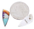 Multicolor Inlay Jewelry Sterling Silver Post Earrings BW69001
